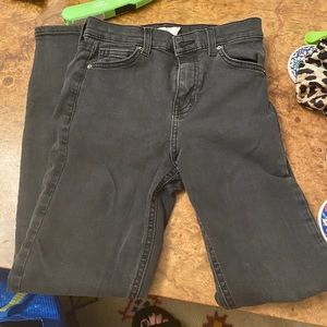 Topshop grey Jaime skinny jeans